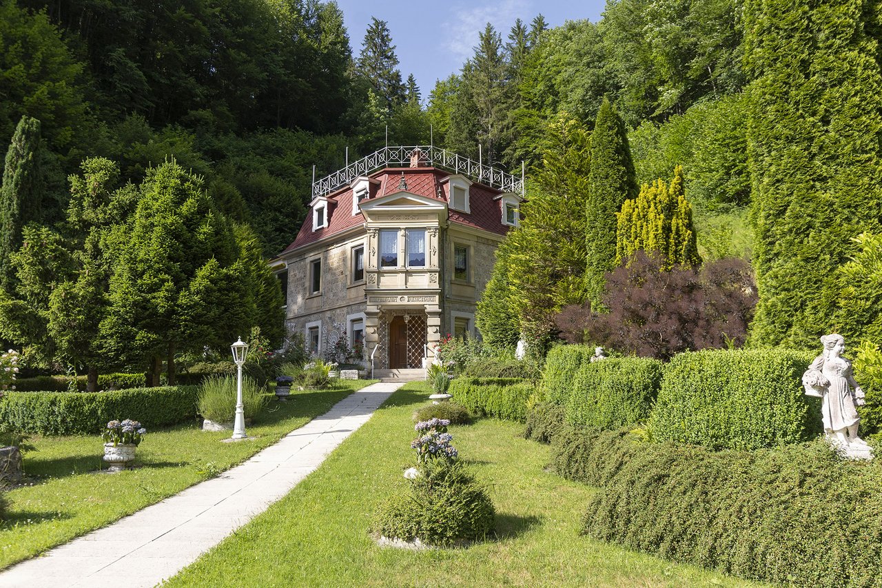 Garten von Schlössle Seeeburg