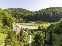 Ausblick der Suite Nachtigall mit Blick auf die Schwäbische Alb