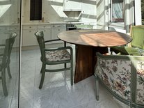 Suite Nachtigall – Wintergarten mit Küche und Zugang zur Terrasse